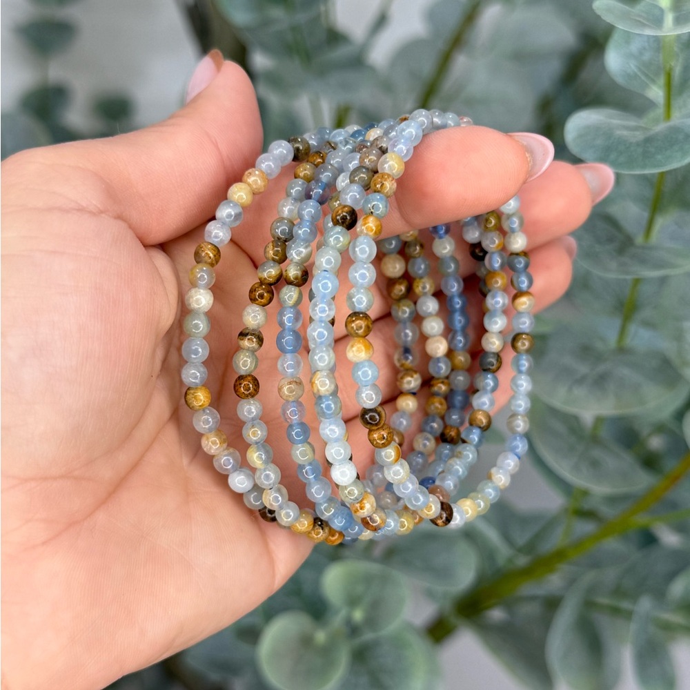 Aquatine Lemurian Bracelet